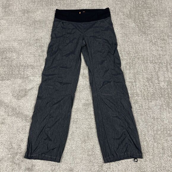 Lucy Get Going Pants Womens Medium Lightweight Cinch Cuffs Joggers Dance Gray - Picture 2 of 13
